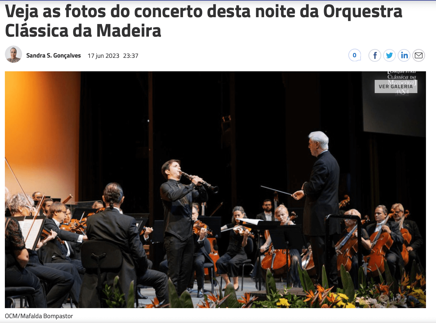 Fotografias do Concerto OCM 